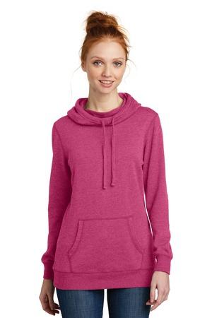 [DM493] District Women's Lightweight Fleece Hoodie. DM493