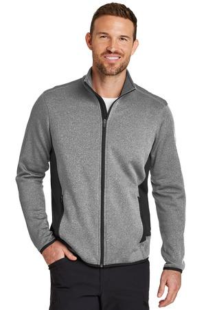 [EB238] Eddie Bauer Full-Zip Heather Stretch Fleece Jacket. EB238