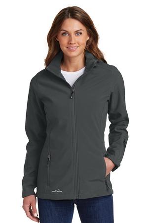 [EB537] Eddie Bauer Ladies Hooded Soft Shell Parka. EB537