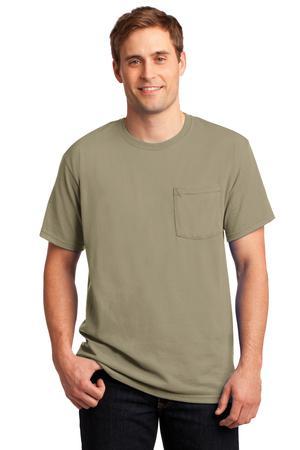 [29MP] Jerzees - Dri-Power 50/50 Cotton/Poly Pocket T-Shirt. 29MP