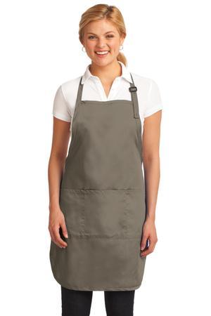 [A703] Port Authority Easy Care Full-Length Apron with Stain Release. A703