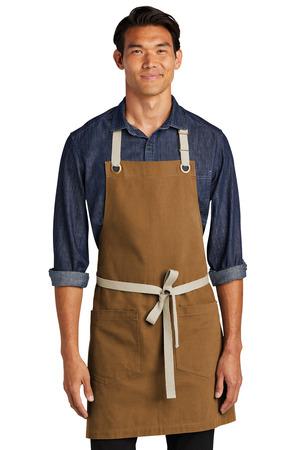 [A815] Port Authority Canvas Full-Length Two-Pocket Apron A815