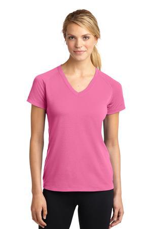 [LST700] Sport-Tek Ladies Ultimate Performance V-Neck. LST700