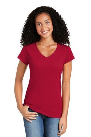 [64V00L] Gildan Softstyle Ladies Fit V-Neck T-Shirt. 64V00L