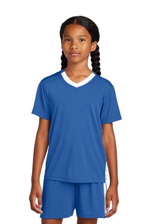 [YST101] Sport-Tek Youth Competitor United V-Neck YST101