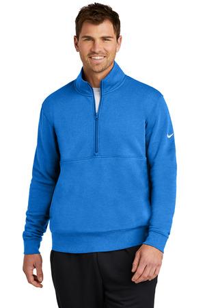 [NKDX6718] Nike Club Fleece Sleeve Swoosh 1/2-Zip NKDX6718