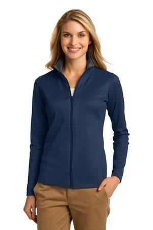 [L805] Port Authority Ladies Vertical Texture Full-Zip Jacket. L805