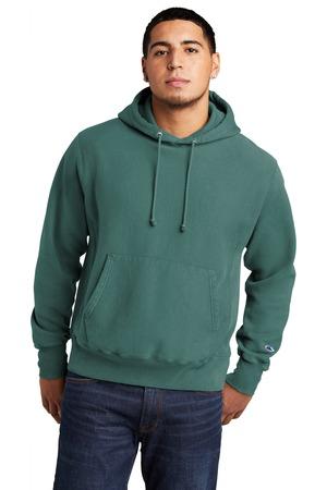 [GDS101] Champion Reverse Weave Garment-Dyed Hooded Sweatshirt. GDS101