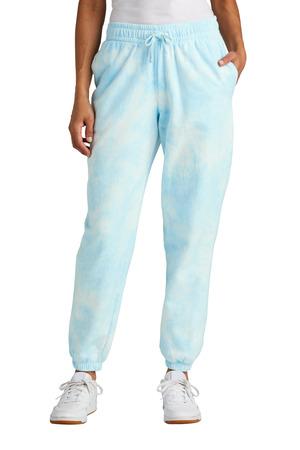 [LPC140P] Port & Company Ladies Beach Wash Cloud Tie-Dye Sweatpant LPC140P