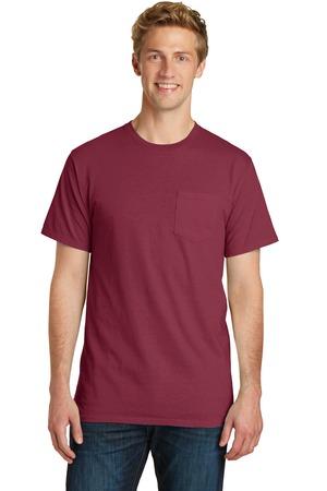 [PC099P] Port & Company Beach Wash Garment-Dyed Pocket Tee. PC099P