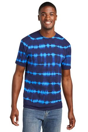 [PC142] Port & Company Allover Stripe Tie-Dye Tee PC142