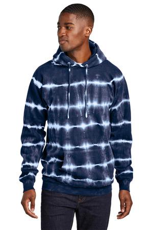 [PC143] Port & Company Allover Stripe Tie-Dye Fleece PC143