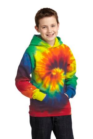 [PC146Y] Port & Company Youth Tie-Dye Pullover Hooded Sweatshirt. PC146Y