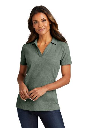 [LK867] Port Authority Ladies C-FREE Cotton Blend Pique Polo LK867