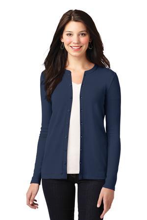 [LM1008] Port Authority Ladies Concept Stretch Button-Front Cardigan. LM1008