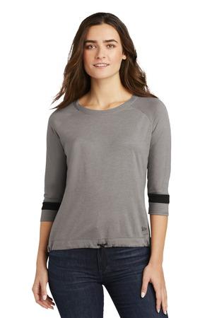 [LNEA136] New Era Ladies Tri-Blend 3/4-Sleeve Tee LNEA136