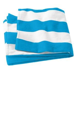 [PT43] Port Authority Cabana Stripe Beach Towel. PT43