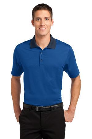 [K558] Port Authority Fine Stripe Performance Polo. K558