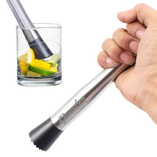 [CM1231] Stainless Steel Cocktail Drink Muddler Bar. CM1231