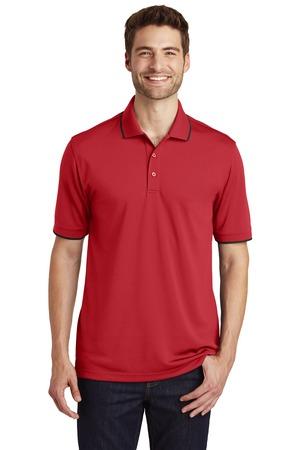 [K111] Port Authority Dry Zone UV Micro-Mesh Tipped Polo. K111