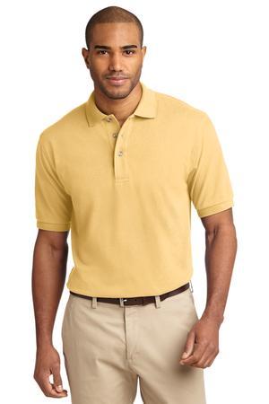 [K420] Port Authority Heavyweight Cotton Pique Polo. K420