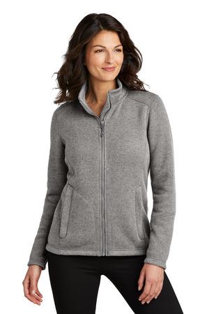 [L428] Port Authority Ladies Arc Sweater Fleece Jacket L428