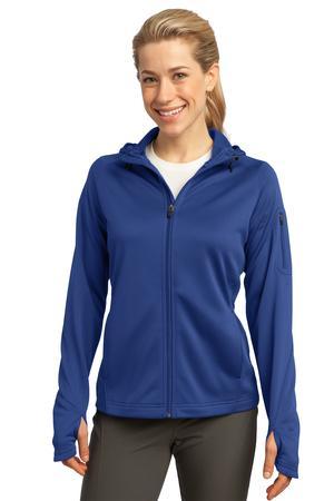 [L248] Sport-Tek Ladies Tech Fleece Full-Zip Hooded Jacket. L248