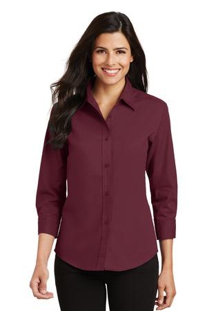 [L612] Port Authority Ladies 3/4-Sleeve Easy Care Shirt. L612