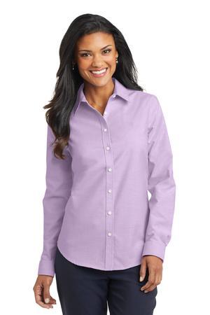 [L658] Port Authority Ladies SuperPro Oxford Shirt. L658