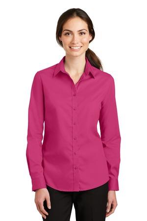 [L663] Port Authority Ladies SuperPro Twill Shirt. L663