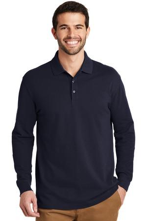 [K8000LS] Port Authority EZCotton Long Sleeve Polo. K8000LS