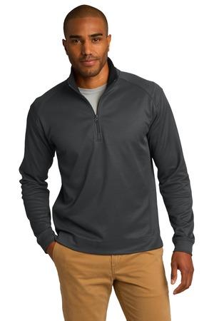 [K805] Port Authority Vertical Texture 1/4-Zip Pullover. K805