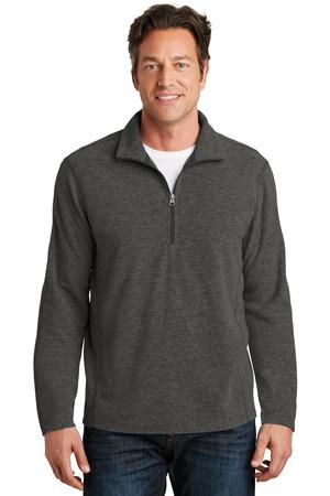 [F234] Port Authority Heather Microfleece 1/2-Zip Pullover. F234