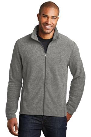 [F235] Port Authority Heather Microfleece Full-Zip Jacket. F235