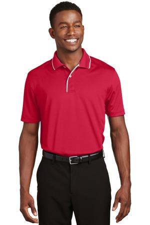 [K467] Sport-Tek Dri-Mesh Polo with Tipped Collar and Piping. K467