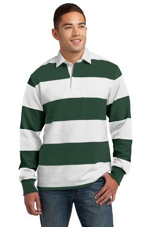 [ST301] Sport-Tek Classic Long Sleeve Rugby Polo. ST301