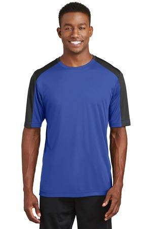 [ST354] Sport-Tek PosiCharge Competitor Sleeve-Blocked Tee. ST354