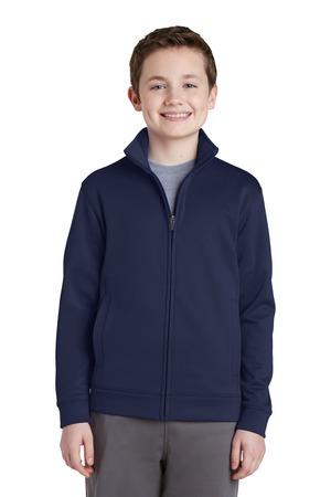 [YST241] Sport-Tek Youth Sport-Wick Fleece Full-Zip Jacket. YST241