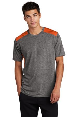 [ST410] Sport-Tek PosiCharge Tri-Blend Wicking Draft Tee. ST410