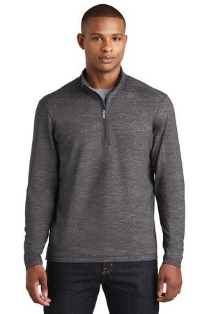 [ST855] Sport-Tek Sport-Wick Stretch Reflective Heather 1/2-Zip Pullover. ST855