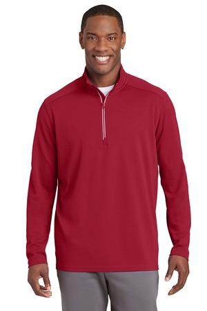 [ST860] Sport-Tek Sport-Wick Textured 1/4-Zip Pullover. ST860