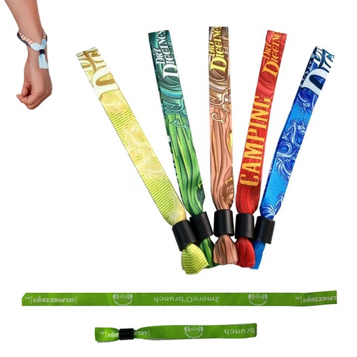 [WY7392] Promotional Wristband Strap- 0.6". WY7392