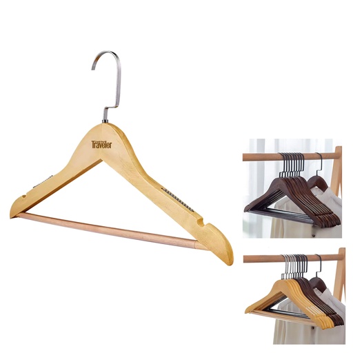 Engraved Wooden Clothes Hanger. WH8427