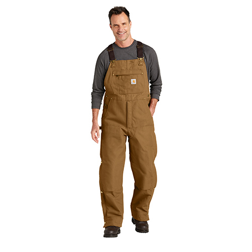 [CTT106672] Carhartt Tall Firm Duck Insulated Bib Overalls CTT106672