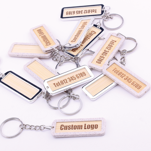 Wheat Straw Keychain. AC2096