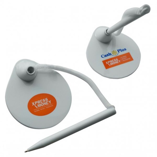 [DP3840] Reception Ballpoint Pen Stand W/ Retractable Cord. DP3840