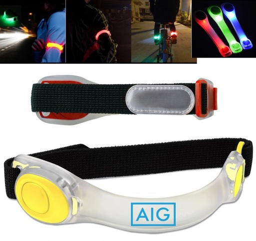 [AB1378] Safety Flashing LED Light Up Armband. AB1378