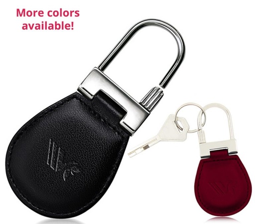 [PL2586] Lock Leather Keychain. PL2586