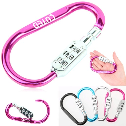 [PL0772] Metal Carabiner Digital Padlock. PL0772