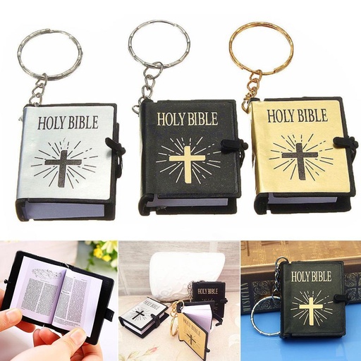 [MB6268] Mini Holy Bible Keychain. MB6268